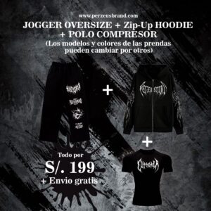 Jogger Oversize + Hoodie Oversize + Polo Compresor