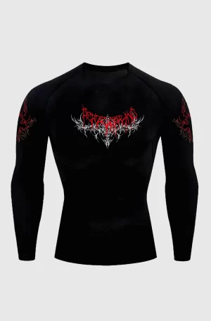 Dark Faith Red – Polo Compresor Manga Larga