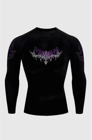 Dark Faith Purple – Polo Compresor Manga Larga