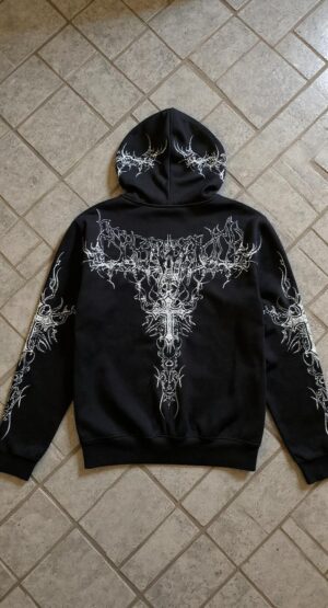 Dark Faith Demon- Zip Up hoddie Oversize