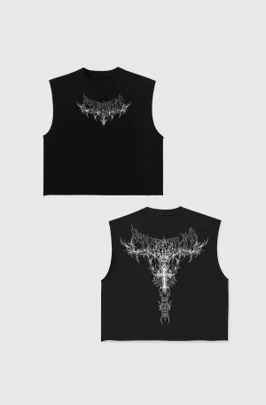 Dark Faith Demon - Cropped Tanks