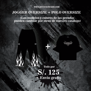 Jogger Oversize + Polo Oversize (Cualquier modelo)