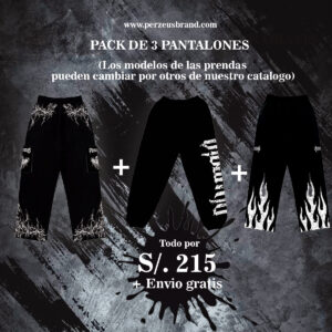 Pack de 3 Pantalones (Cualquier modelo)