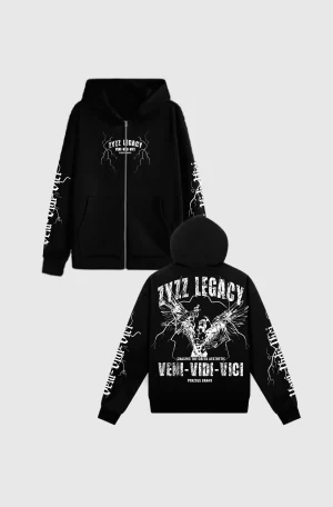 Zyzz Legacy – Zip-Up Hoodie Oversize