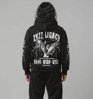 Zyzz Legacy – Zip-Up Hoodie Oversize