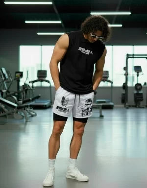 Titán de Ataque - Short Alicrado