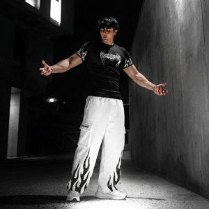 Dark Fire - White – Cargo Baggy