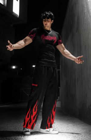 Dark Fire – Red – Cargo Baggy