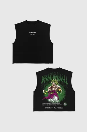 Broly - DBZ - Cropped Tanks