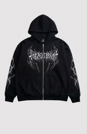 Sinister Soul – Zip-Up Hoodie Oversize