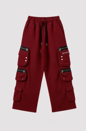 Chained – Burgundy – Cargo Baggy