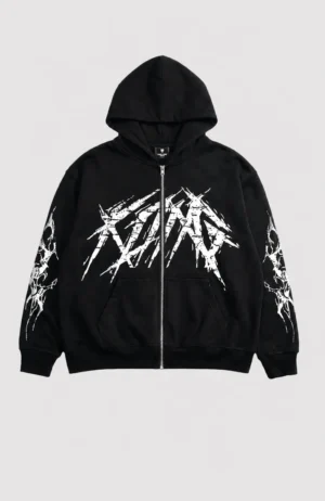 Scars – Zip-Up Hoodie Oversize