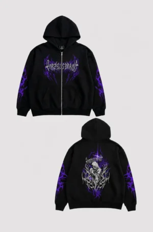 Dark Soul – Zip-Up Hoodie Oversize