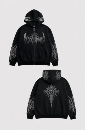 Dark Sacrament – Zip-Up Hoodie Oversize