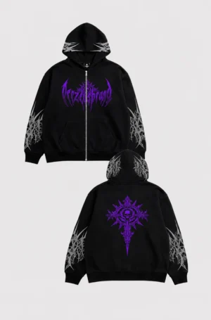 Dark Sacrament – Zip-Up Hoodie Oversize v3