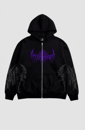 Hollow Saints – Zip-Up Hoodie Oversize v3