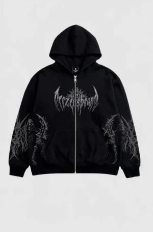 Hollow Saints - Zip-Up Hoodie Oversize